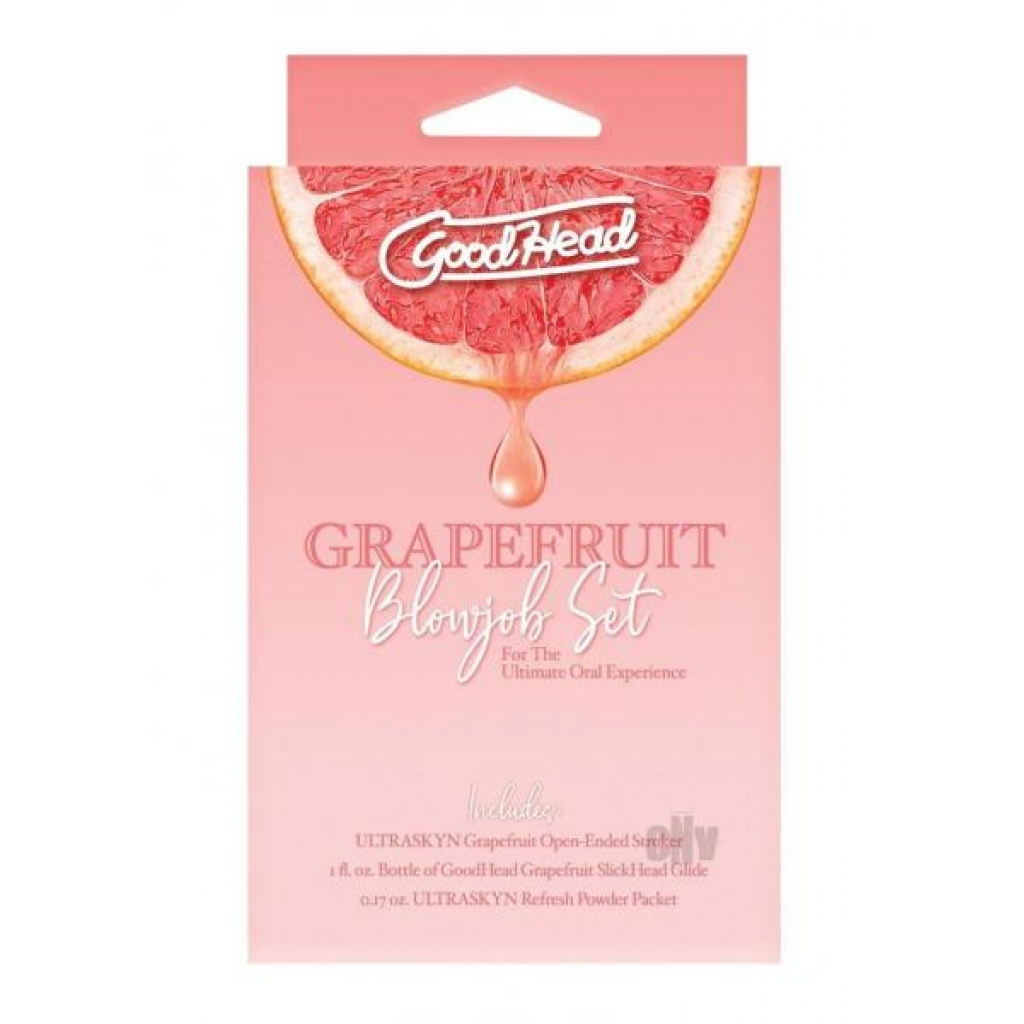 Goodhead Grapefruit Blowjob Set - Doc Johnson Enterprises