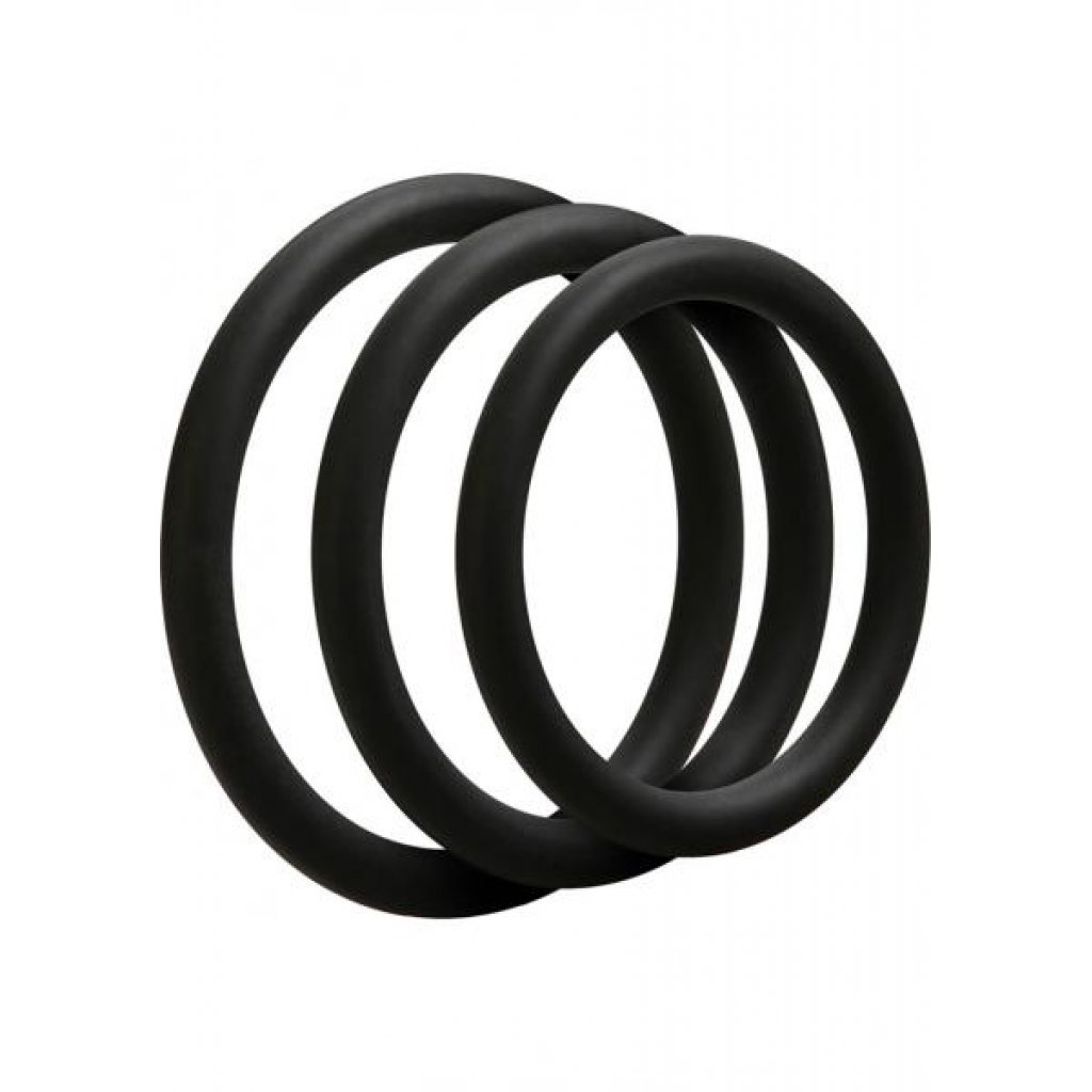 Optimale 3 Silicone C-Ring Set - Thin Black