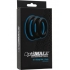 Optimale 3 Silicone C-Ring Set Thick - Black - Doc Johnson