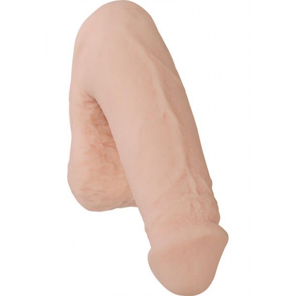 Pack It Heavy Realistic Dildo For Packing Beige - Doc Johnson