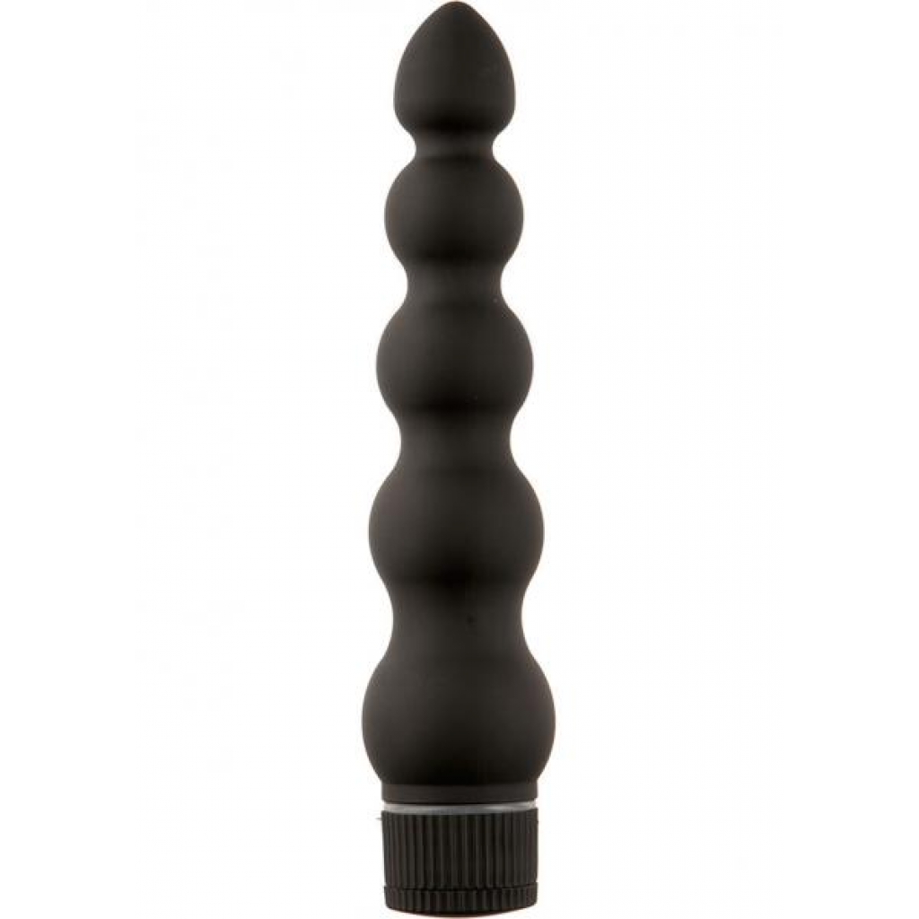 Black Magic Ribbed 7 Inch Vibrator for Ultimate Pleasure