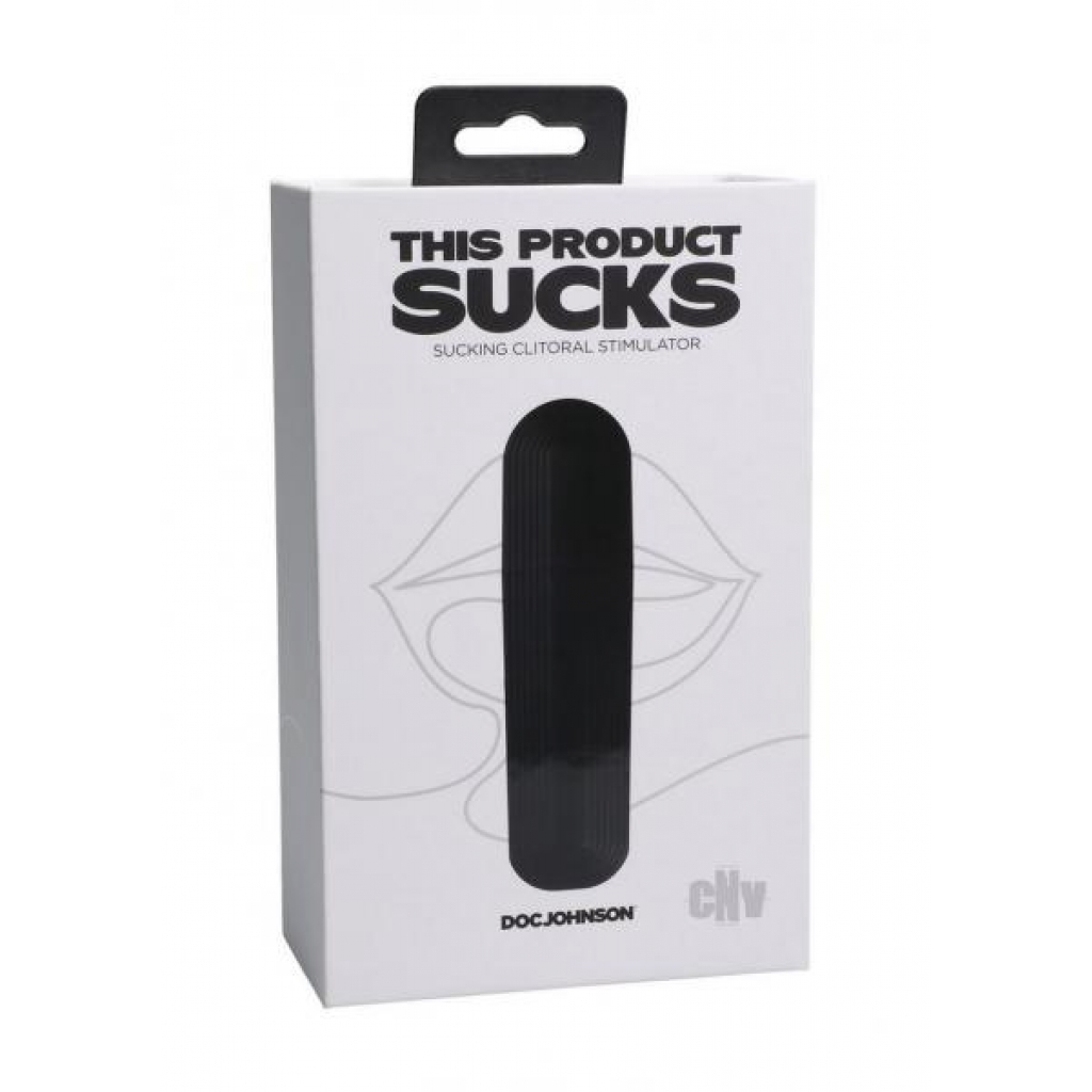 Tps Lipstick Suction Toy Black - Doc Johnson Enterprises