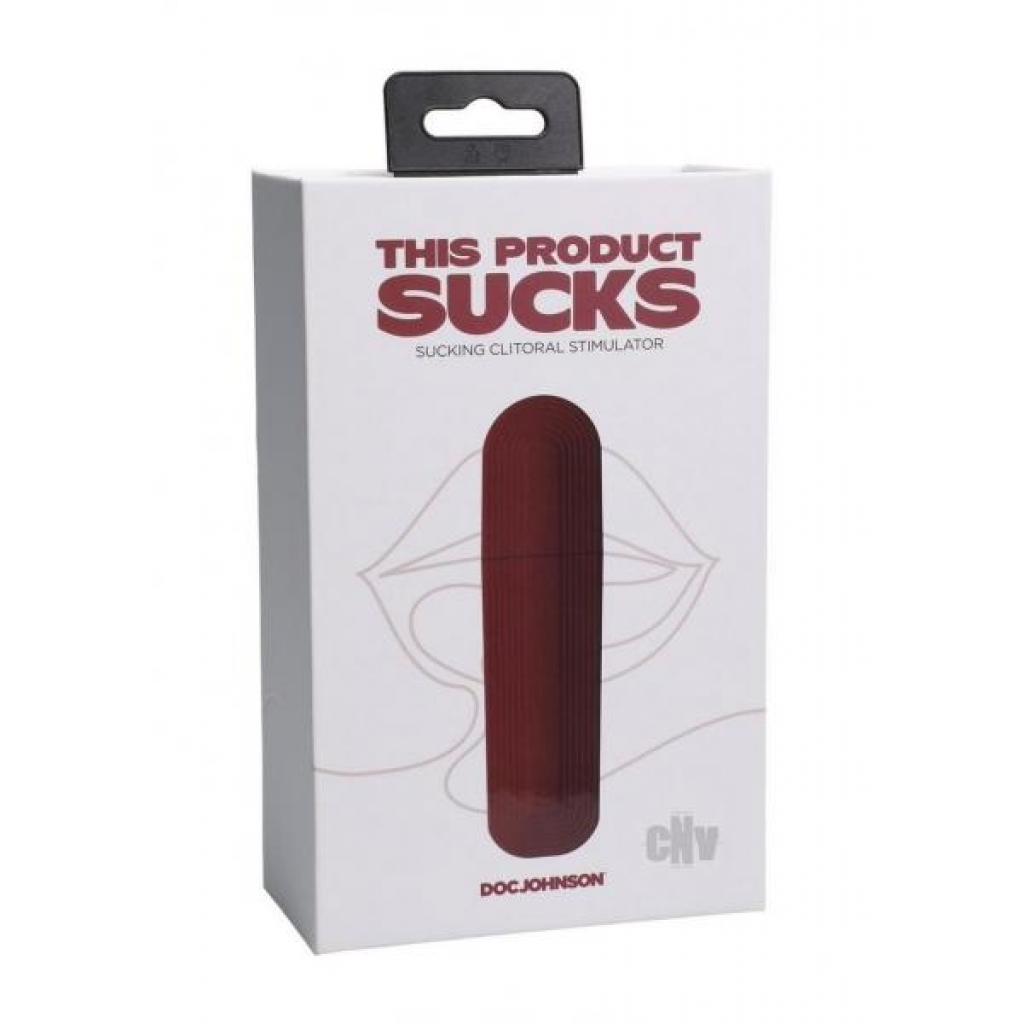 Tps Lipstick Suction Toy Red - Doc Johnson Enterprises