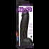 Vac U Lock Code Black Realistic Hung Dildo 12 inches - Doc Johnson