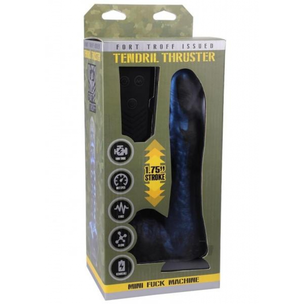 Ft Troff Tendrill Thruster Machine Blue - Doc Johnson Enterprises