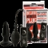 Deluxe Wonder Plug Inflatable Vibrating - Black