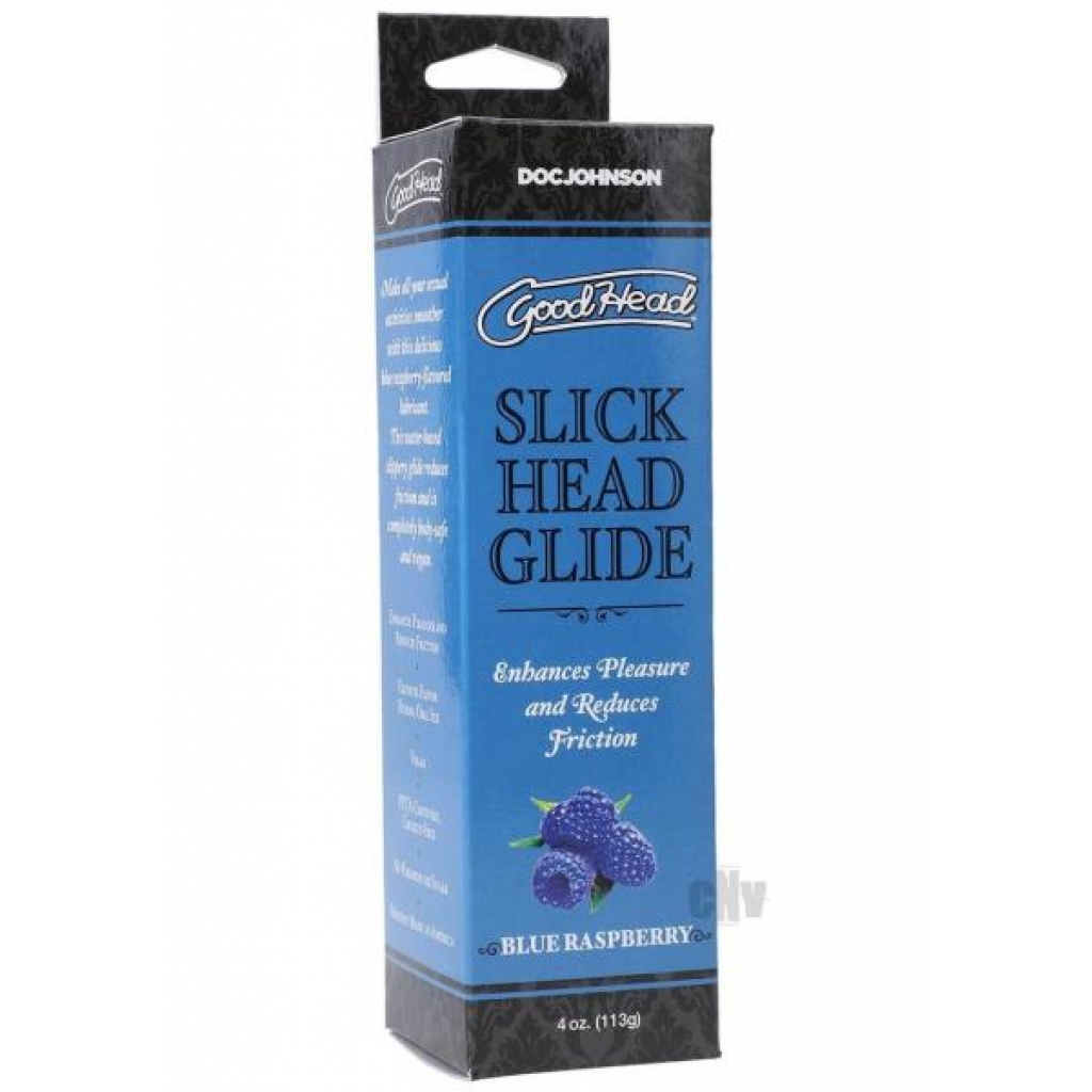 Goodhead Slick Head Blue Raspberry Lubricant - 4oz