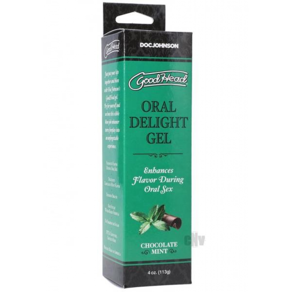 Goodhead Oral Delight Gel Choc Mint 4oz - Doc Johnson Enterprises