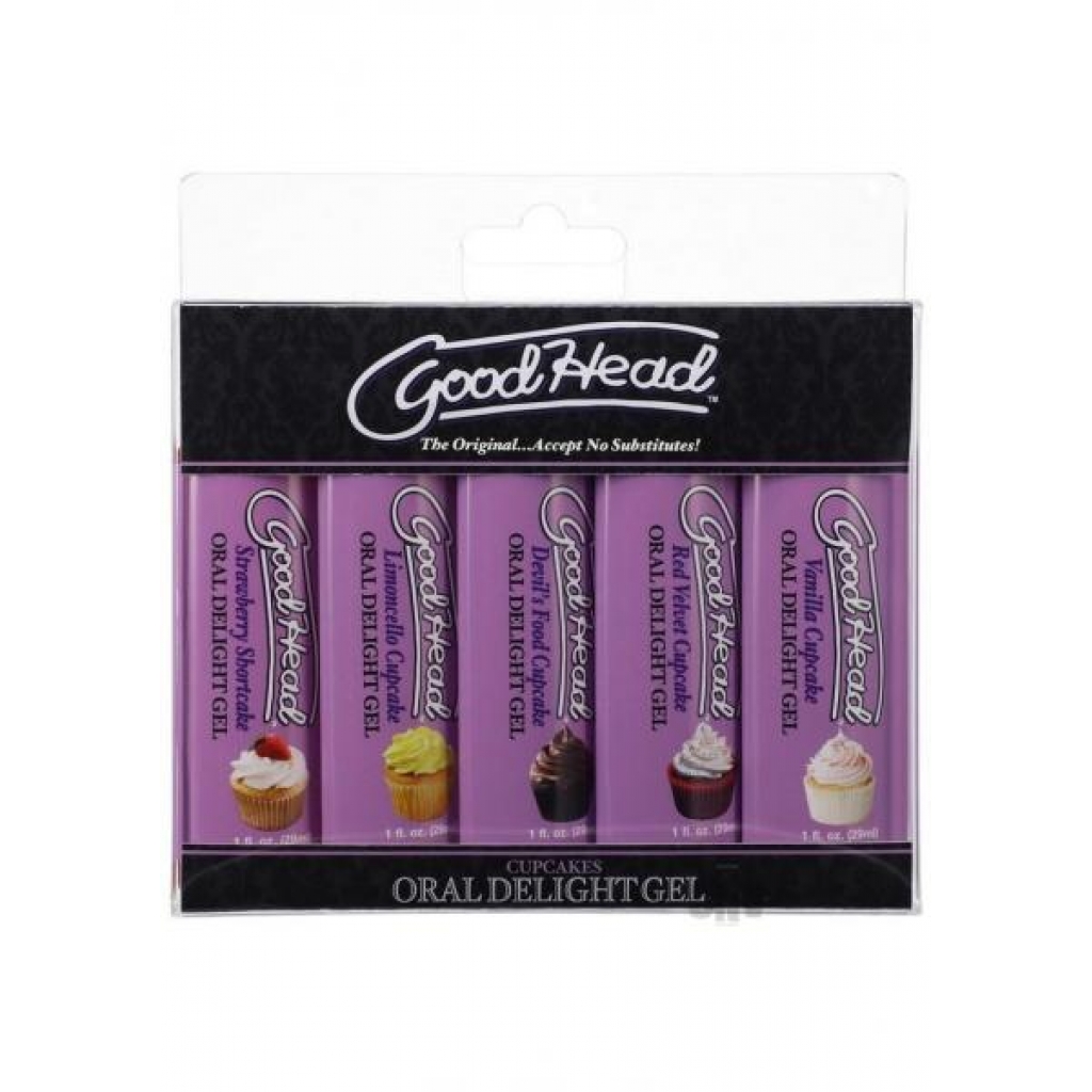 Goodhead Oral Delight Gel Cupcake 5pk - Doc Johnson Enterprises