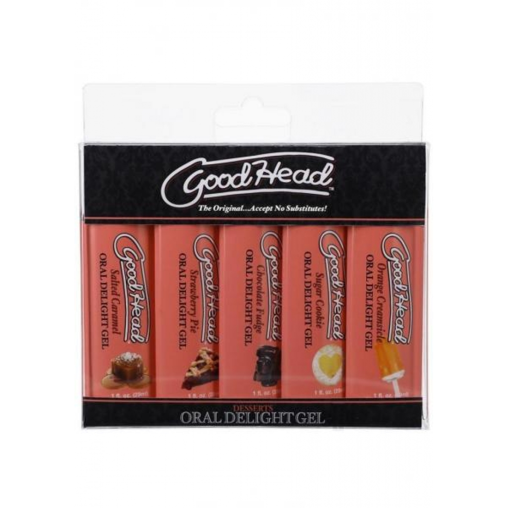 Goodhead Oral Delight Gel Desserts 5pk - Doc Johnson Enterprises