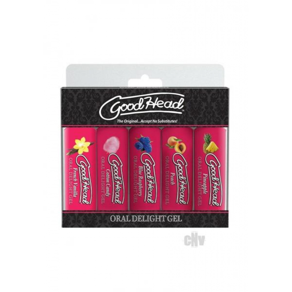 Goodhead Oral Delight Gel 1oz 5pk - Doc Johnson Enterprises