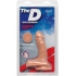 The D Super D 6 inches Dildo with Balls - Doc Johnson