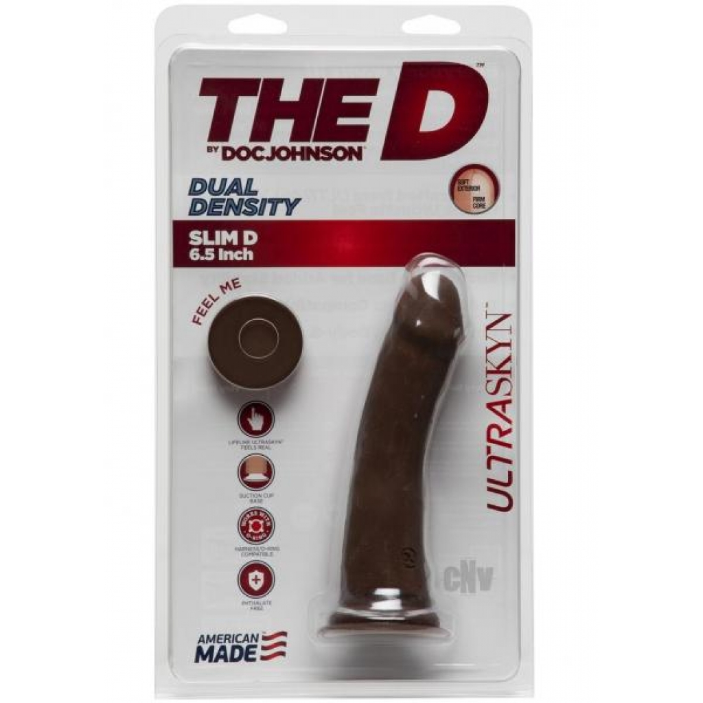 The Slim D 6.5 Chocolate - Doc Johnson Enterprises