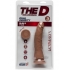 The D Slim Thin D 7 inches Ultraskyn Brown Dildo - Doc Johnson