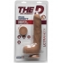 The D Uncut D 9 inches With Balls Ultraskyn Tan Dildo - Doc Johnson 