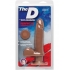 The Perfect D Vibrating Dildo - 7 inch Caramel Tan