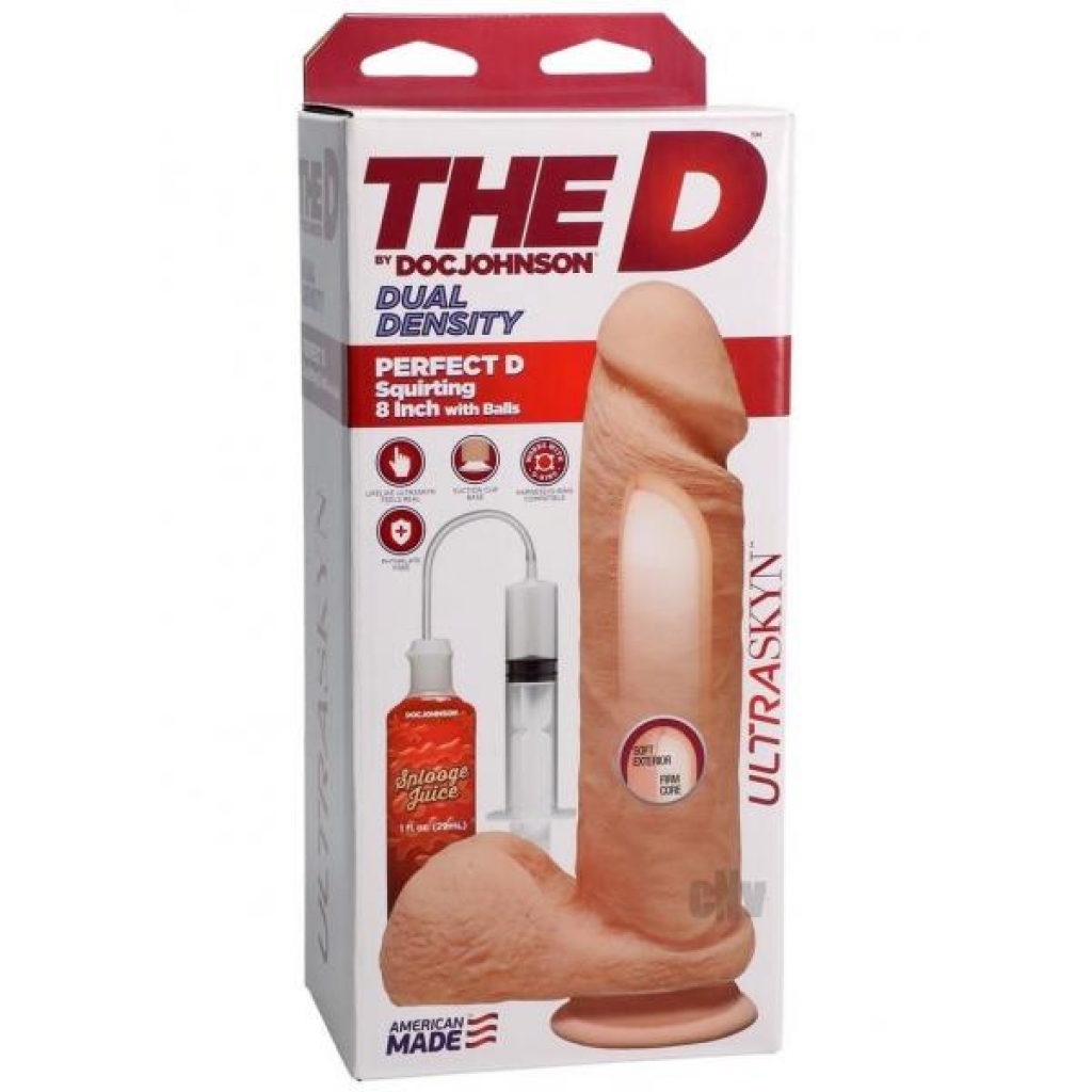 The Perfect D Squirt 8 Vanilla - Doc Johnson Enterprises