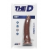 The D Thin D 7 inches Firmskyn Caramel Brown Dildo - Doc Johnson 