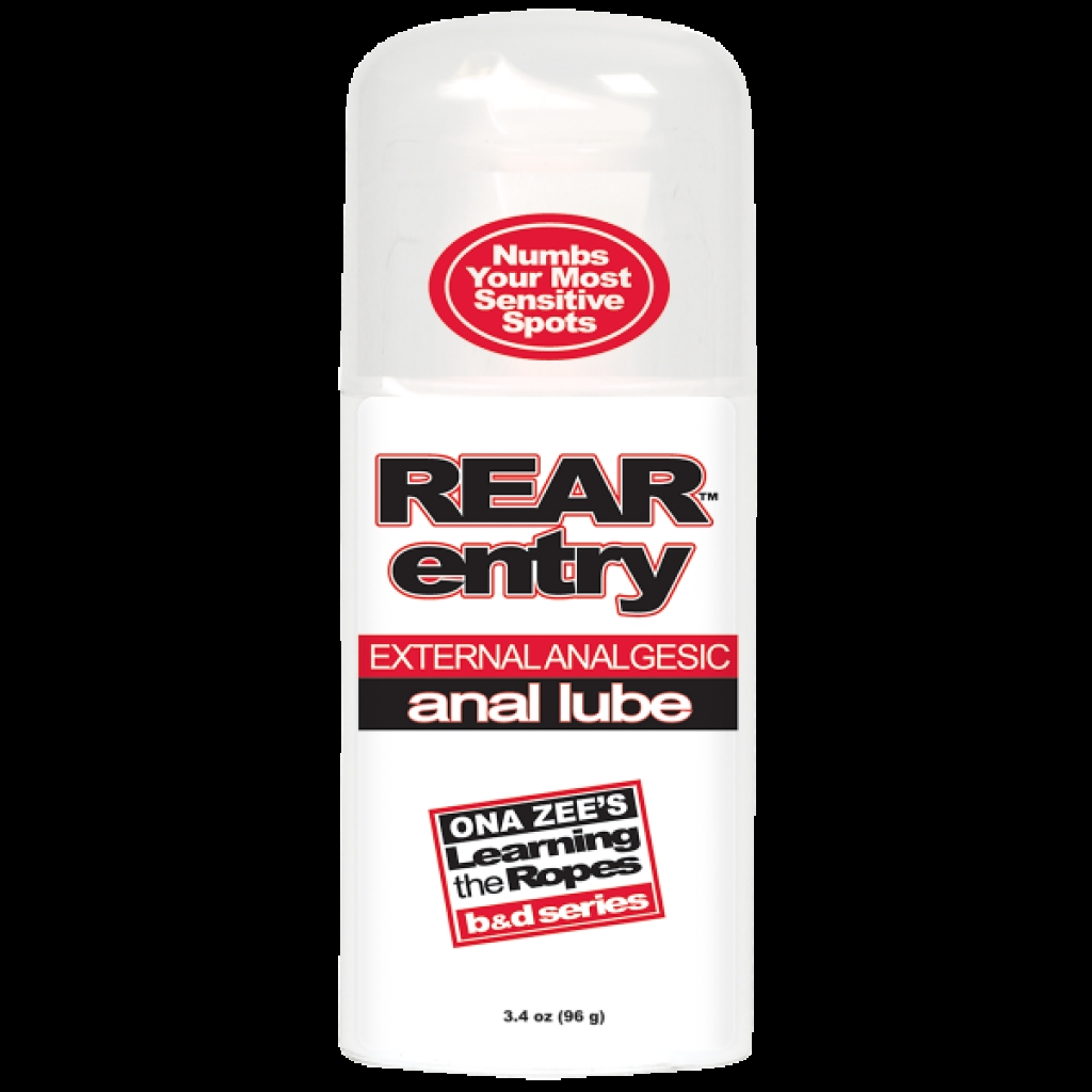 Ona Zees Rear Entry Desensitizing Anal Lube 3.4oz - Doc Johnson