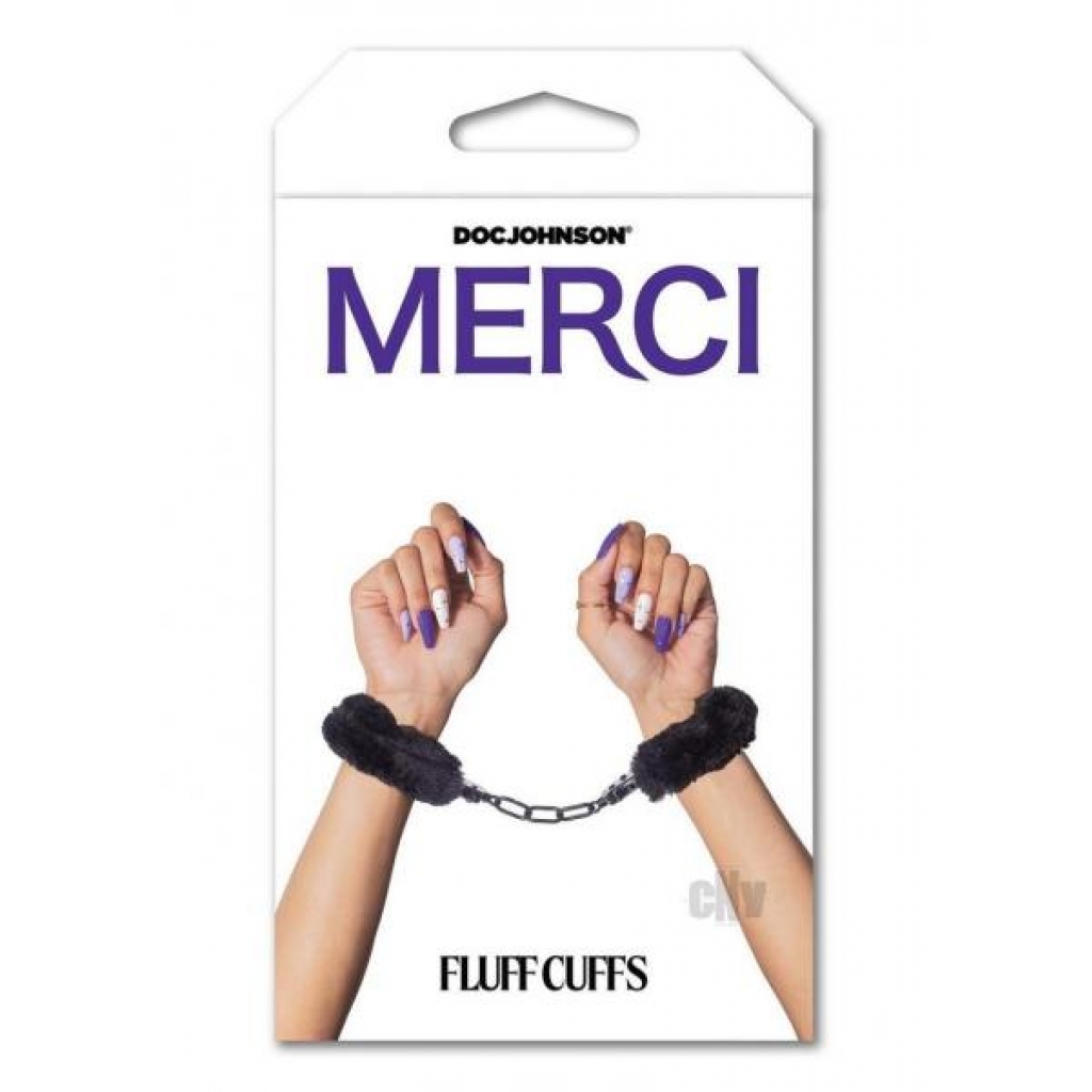 Merci Fluff Cuffs Black - Doc Johnson Enterprises