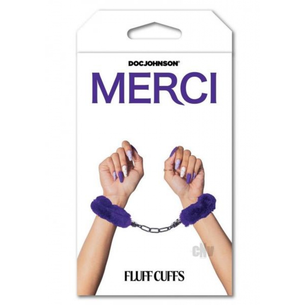 Merci Fluff Cuffs Purple - Doc Johnson Enterprises