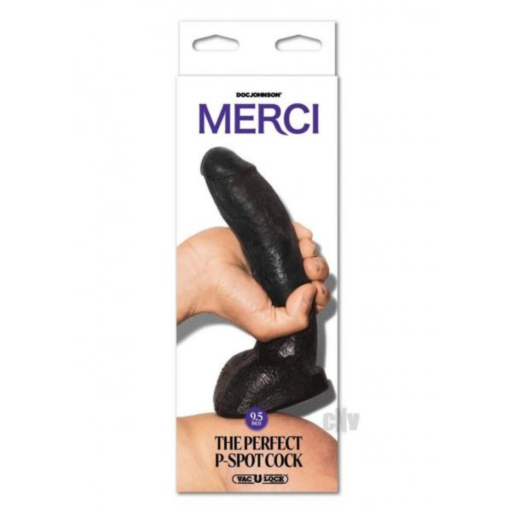 Merci Perfect P-spot Cock Chocolate - Doc Johnson Enterprises