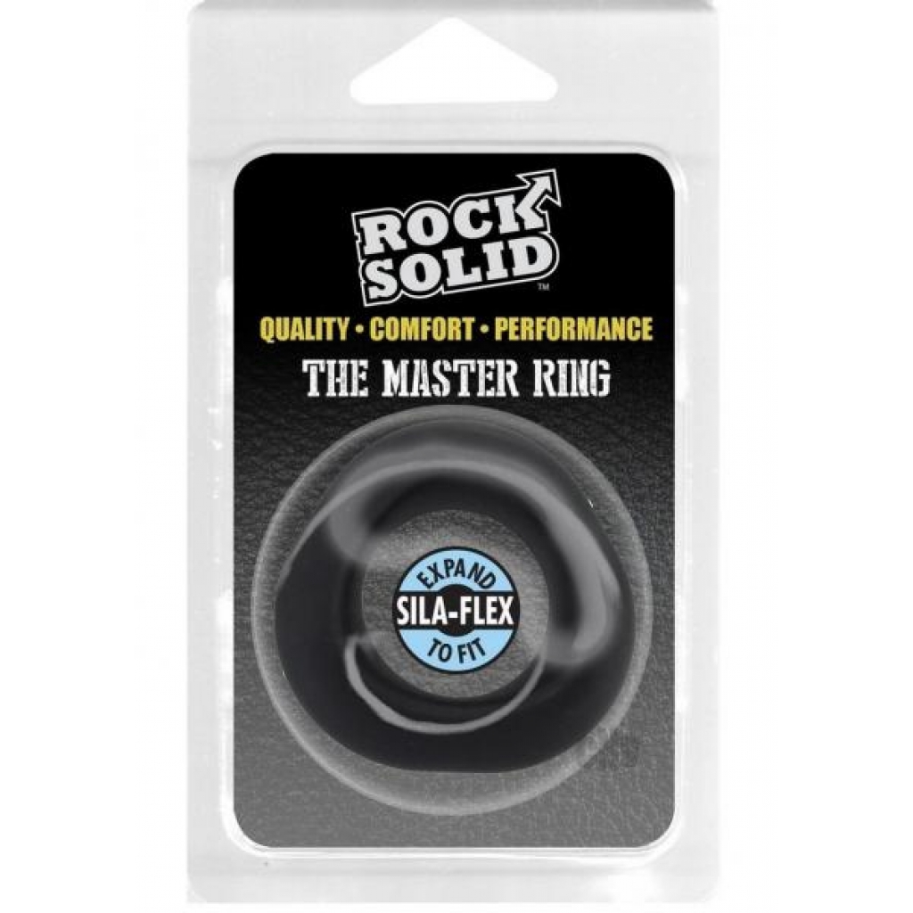 Rock Solid Master Ring in Black