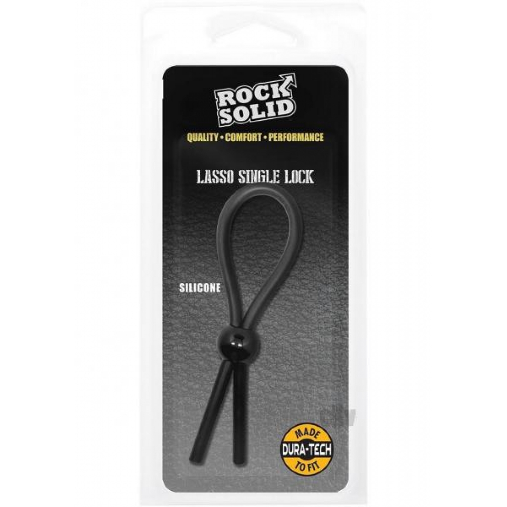 Rock Solid Lasso Single Lock Black - Doc Johnson Enterprises