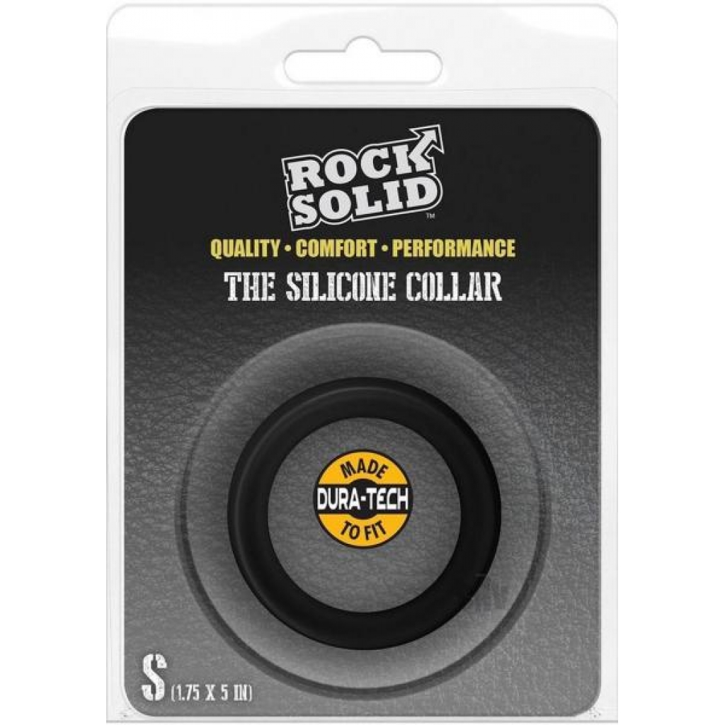 Rock Solid The Silicone Collar Sm Black - Doc Johnson Enterprises