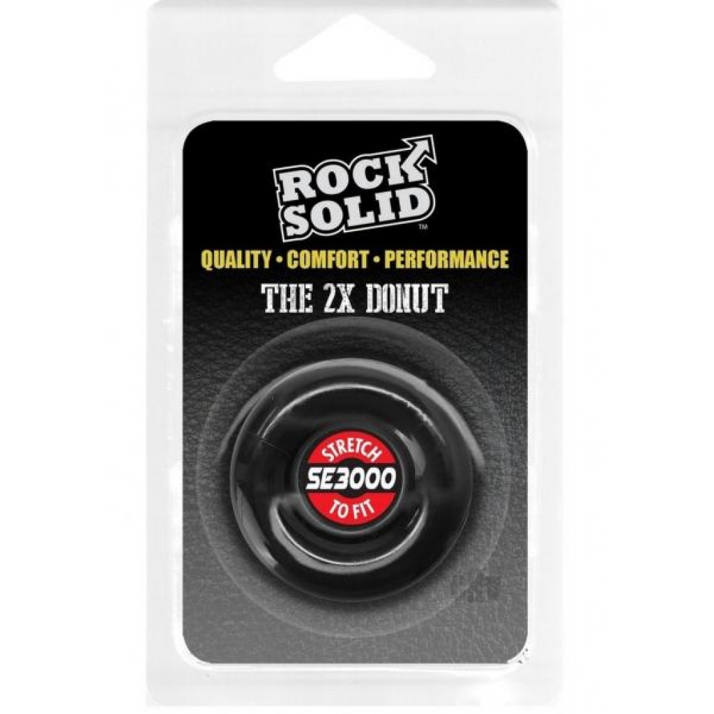 Rock Solid The 2x Donut Black - Doc Johnson Enterprises