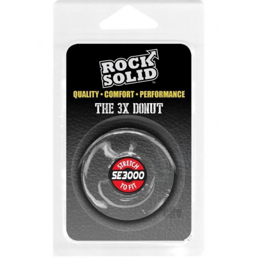 Rock Solid The 3x Donut Clear - Doc Johnson Enterprises