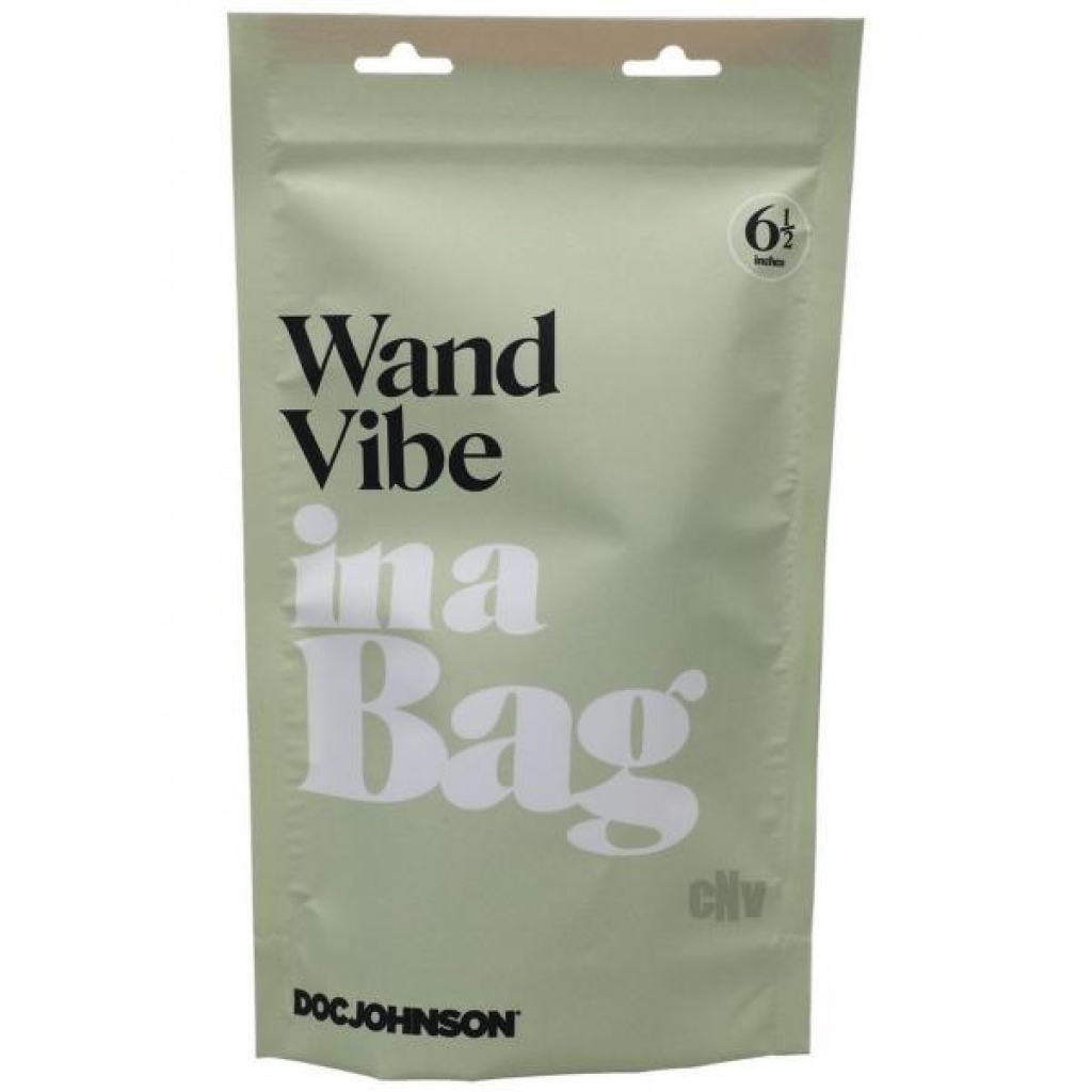 In A Bag Wand Vibrator Black - Doc Johnson Enterprises