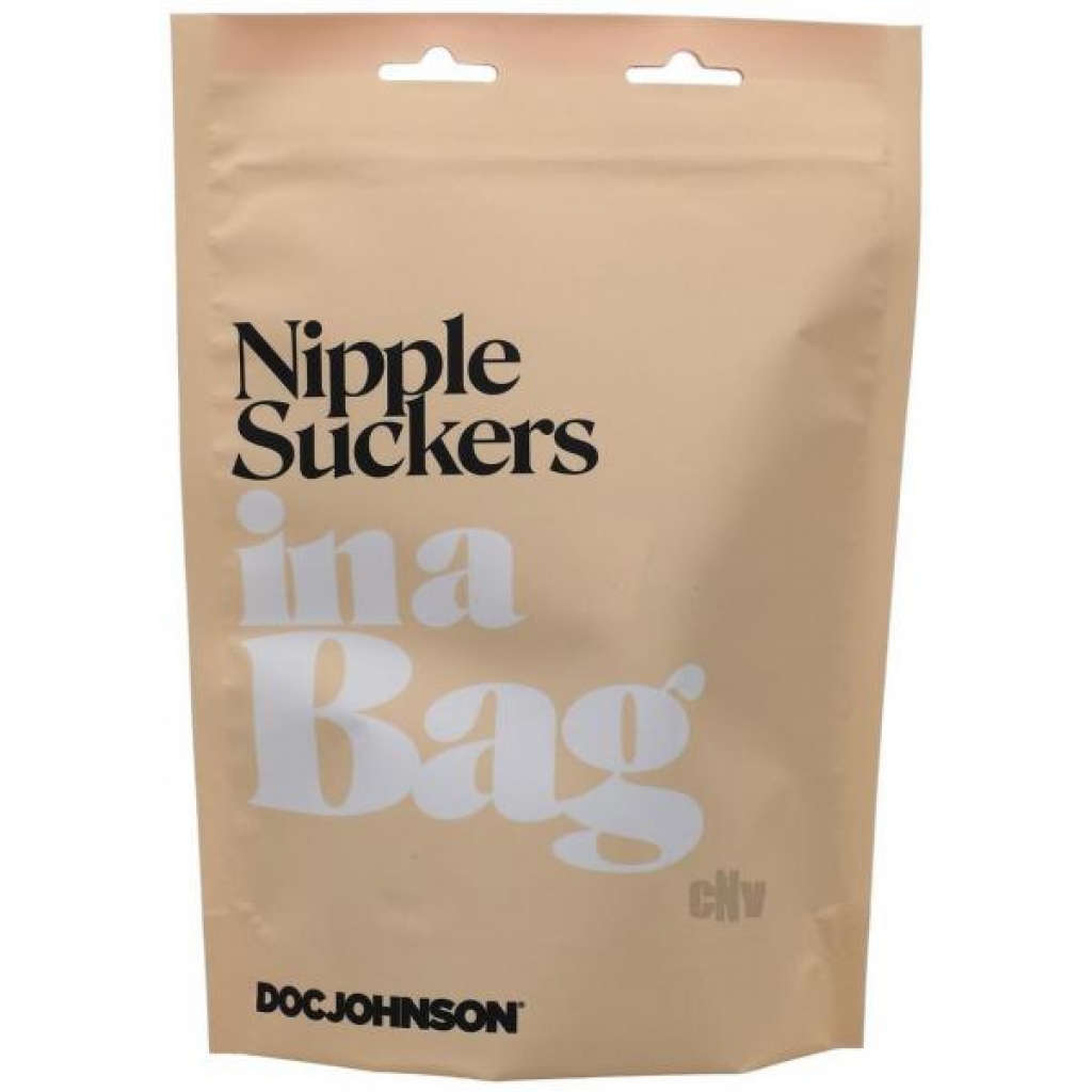 In A Bag Nipple Suckers Black - Doc Johnson Enterprises