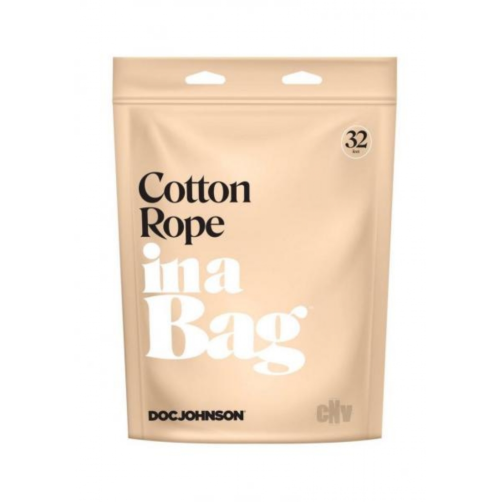 In A Bag Cotton Rope 32` Black - Doc Johnson Enterprises