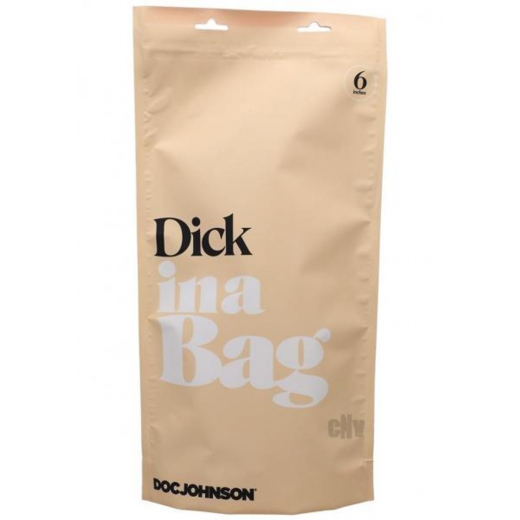 In A Bag Dick - 6 Inch Clear