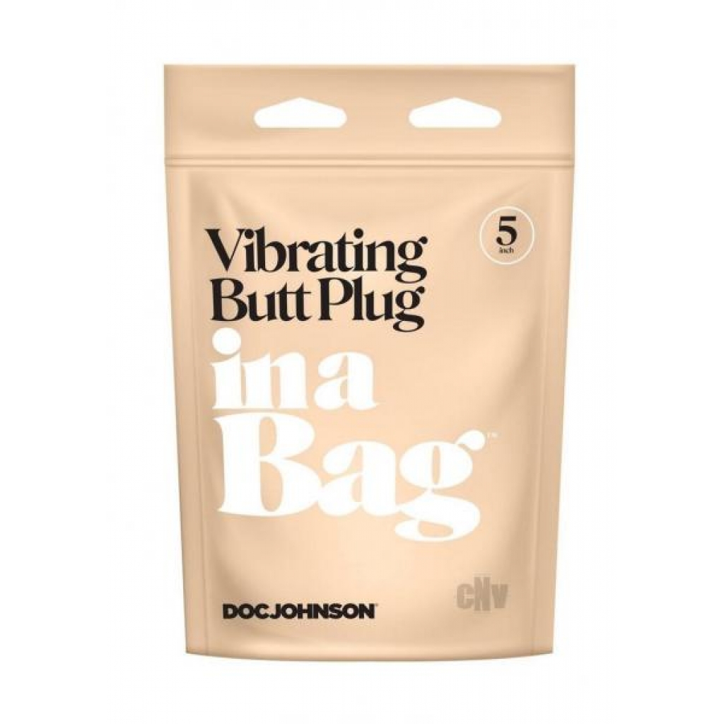 In A Bag Vibrating Butt Plug 5 Black - Doc Johnson Enterprises