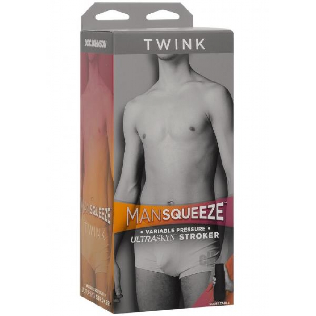 Man Squeeze Twink Ass Beige Masturbator - Doc Johnson