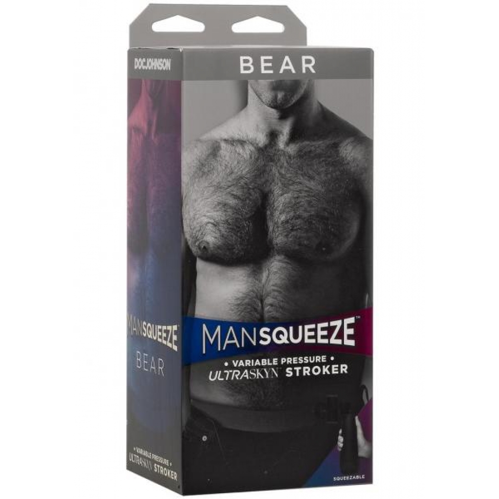 Man Squeeze Bear Ass Francois Sagat Beige Stroker - Doc Johnson 