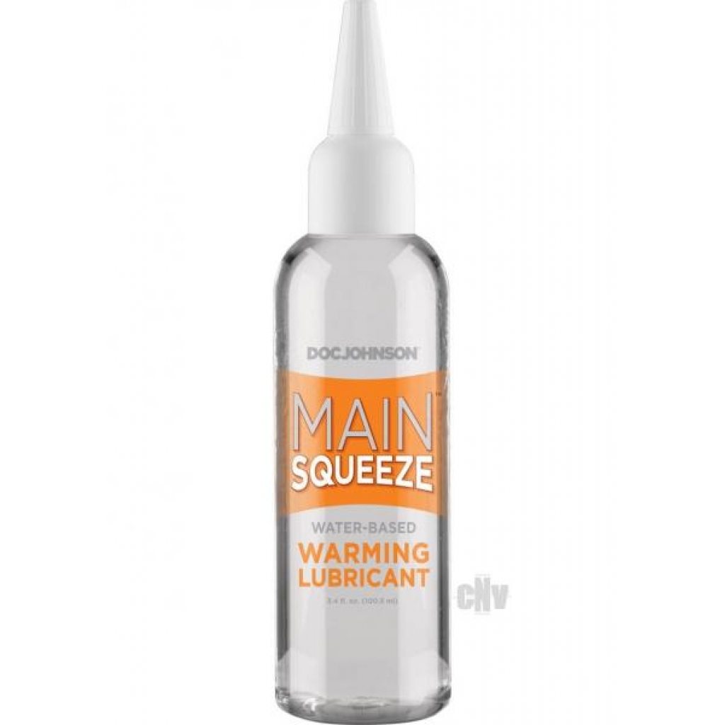 Main Squeeze Warming Lube 3.4oz - Doc Johnson Enterprises