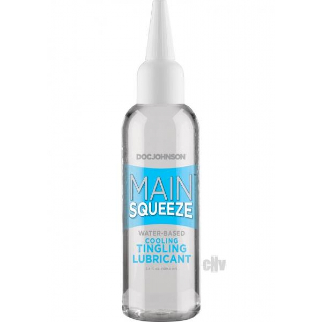 Cooling Tingling Main Squeeze Water-Based Lubricant - 3.4 oz