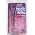 Jelly Jewels Cock And Balls With Suction Cup 8 Inch Diamond - Doc Johnson