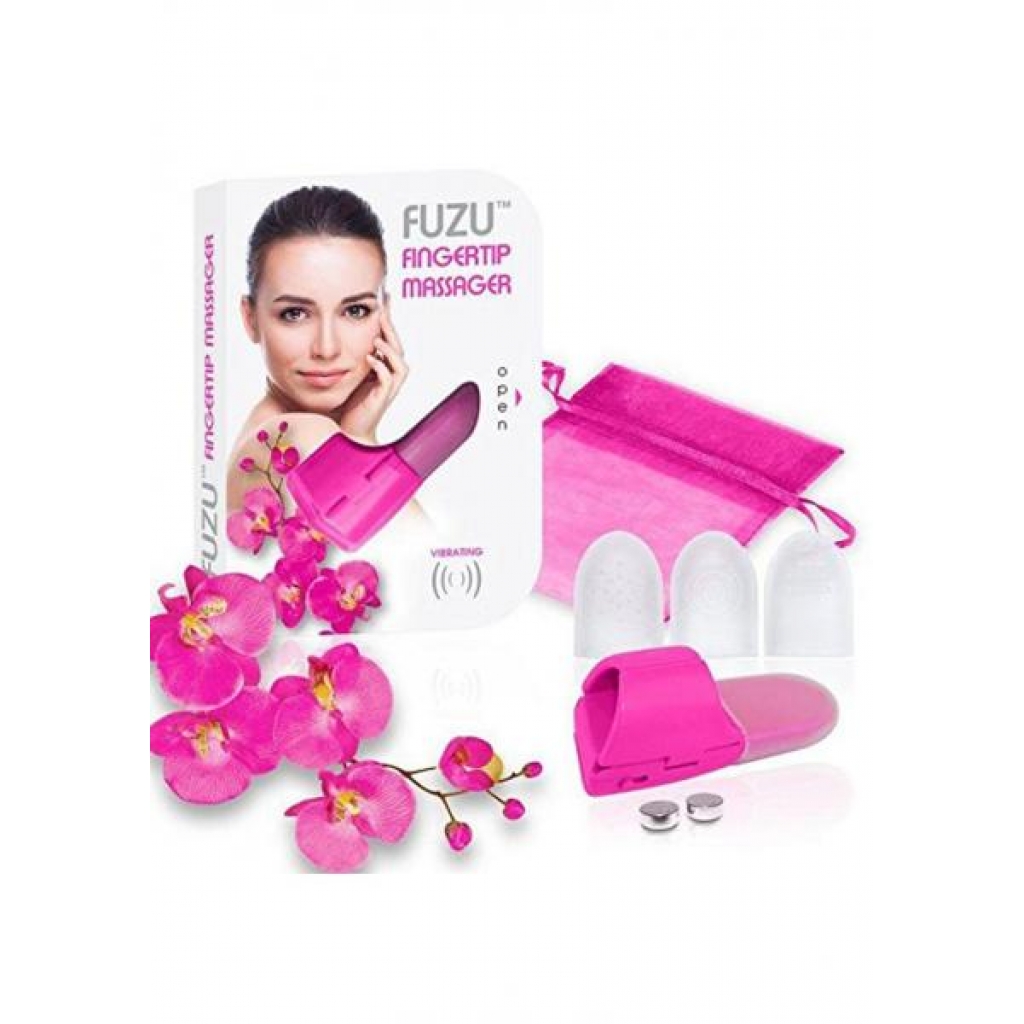 Fuzu Fingertip Massager Neon Pink - New Concepts - Deeva