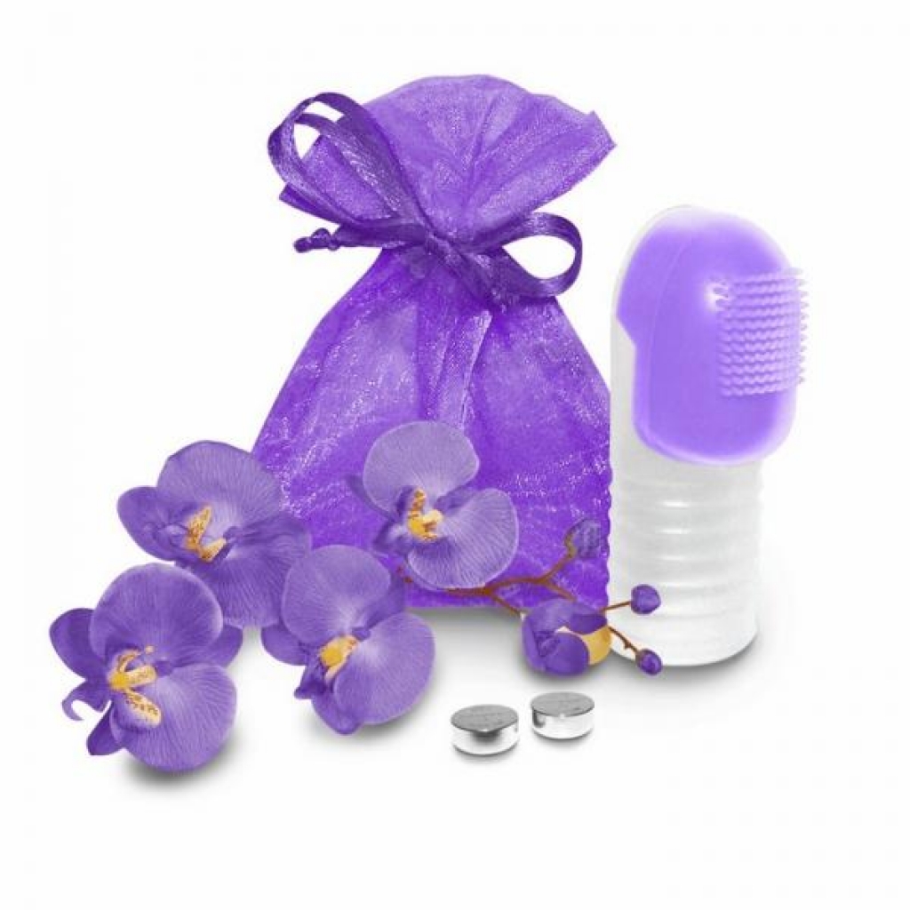 Fuzu Fingertip Massager Neon Purple - Deeva