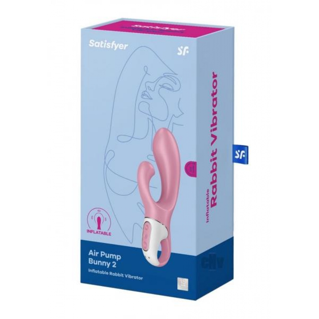 Satisfyer Air Pump Bunny 2 Pink - Eis Inc.