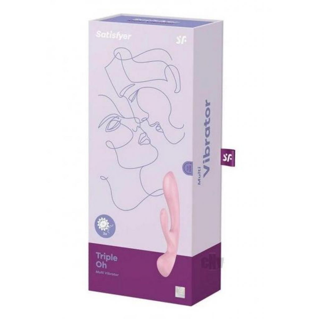 Satisfyer Triple Oh Pink - Eis Inc.