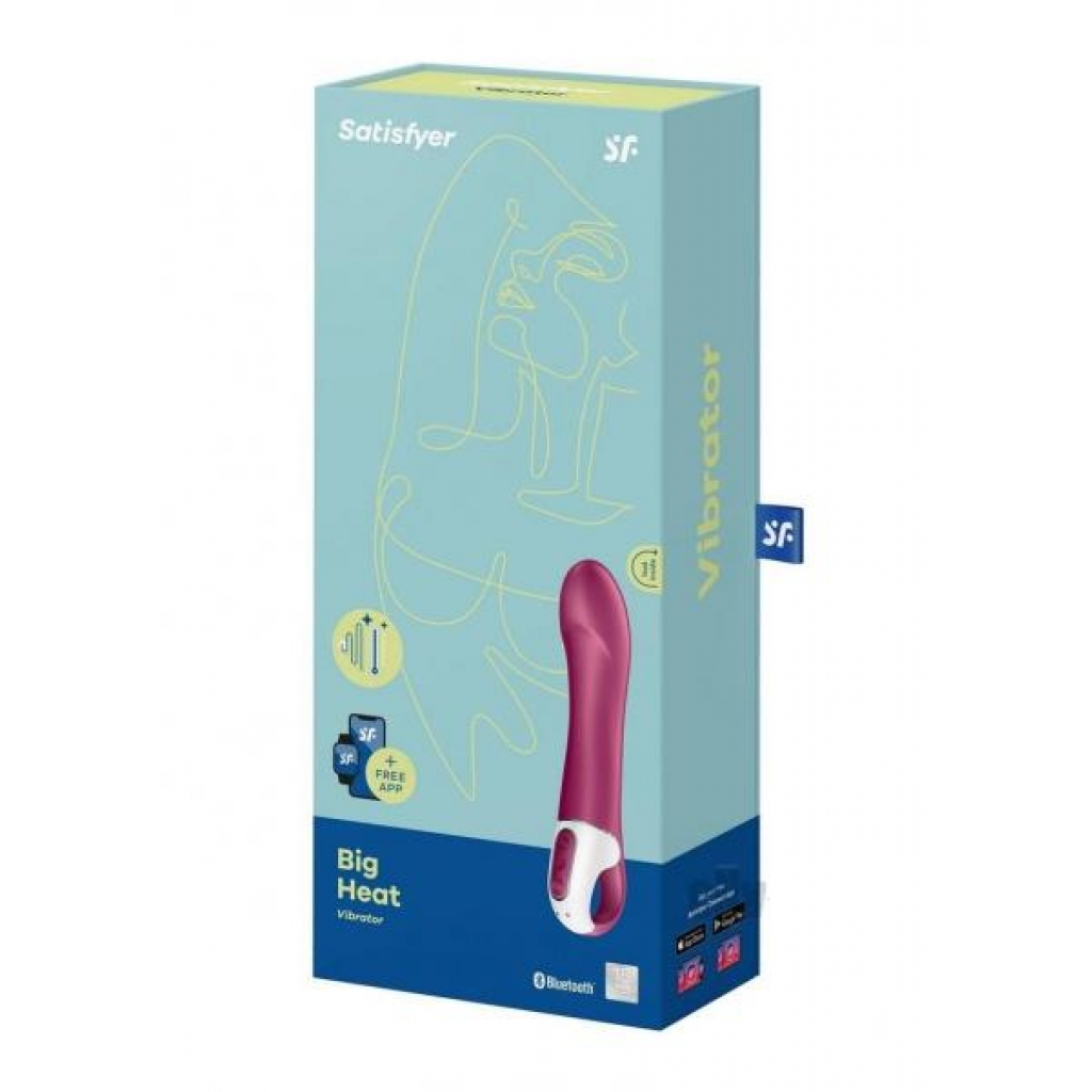 Satisfyer Big Heat: Heated Vibrator - Magenta