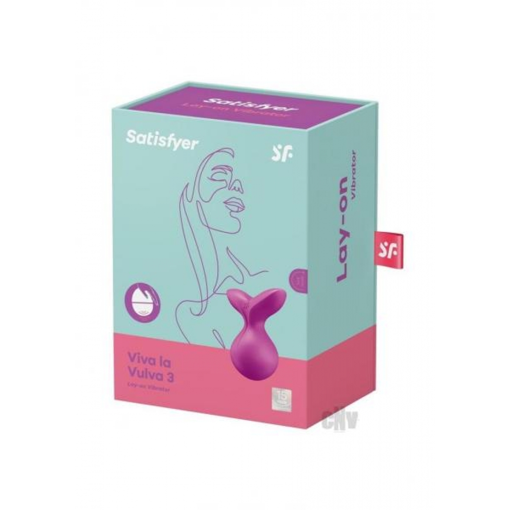 Satisfyer Viva La Vulva 3 Violet - Eis Inc.