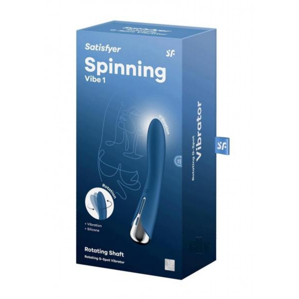 Satisfyer Spinning Vibe 1 Blue - Eis Inc.