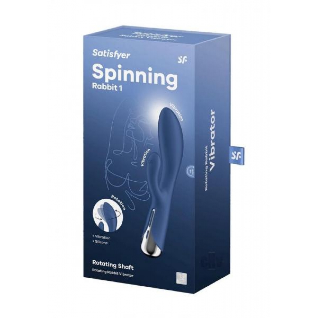 Satisfyer Spinning Rabbit 1 Blue - Eis Inc.