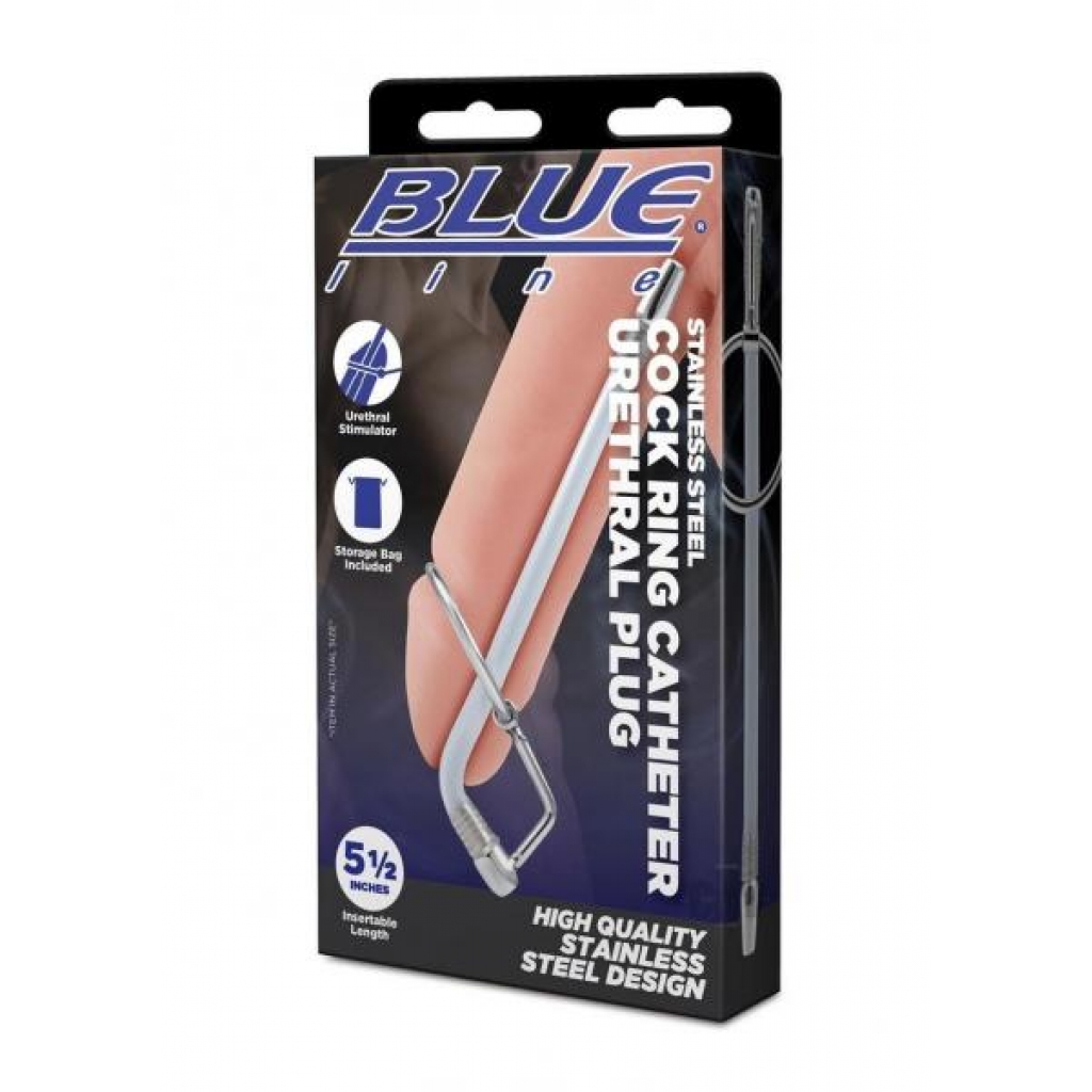 Blueline Steel C-ring Catheter Plug - Hustler